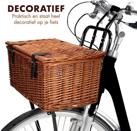 Panier de bicyclette/panier de boulanger Canne