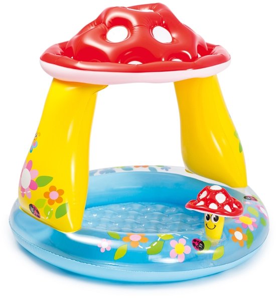Piscine gonflable Intex Baby « Champignon » - Ø 102 x 89 cm