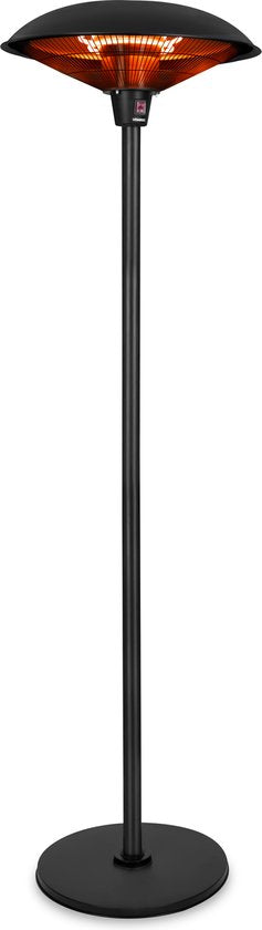 Chauffage de terrasse VONROC - 2000W - 360° - Lampe à infrarouge - Modèle sur pied