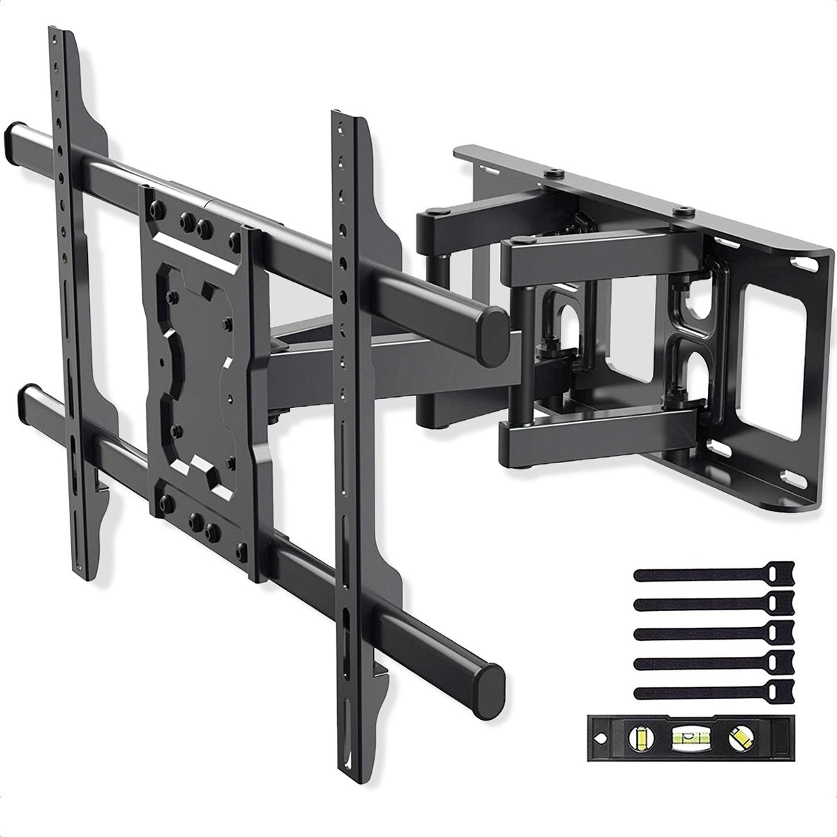 Support mural pour écran - Auronic - Support TV - Rotatif et inclinable - 37 à 70 pouces - jusqu'à 60 KG - Noir