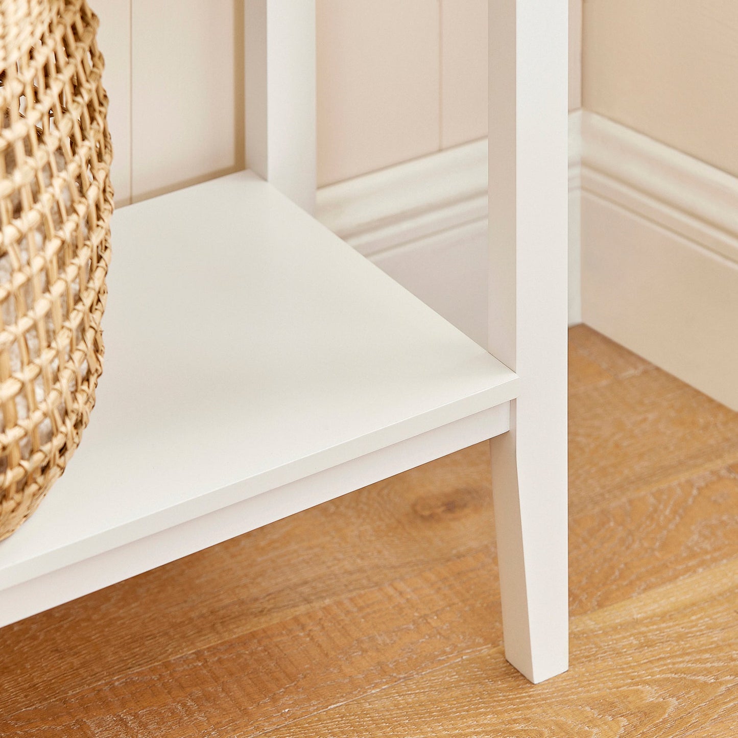 SoBuy Cabinet FSB51-W - 3 tiroirs 1 compartiment ouvert - 93 x 33 x 79 cm - Blanc