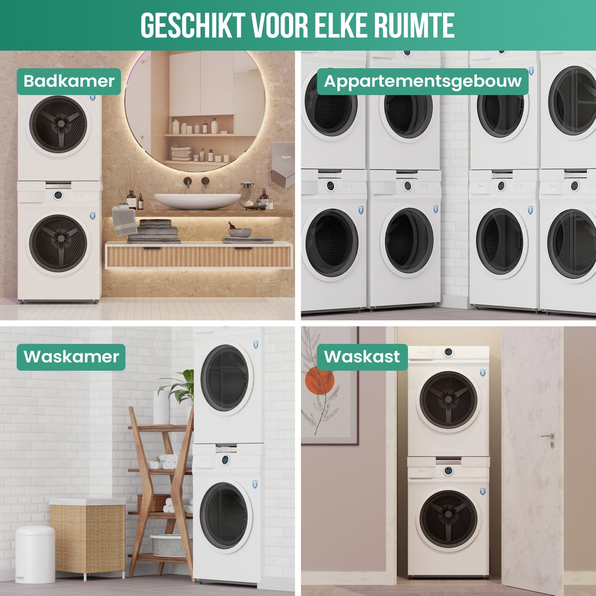 Avalo Spacer Washer Dryer - Stacking Kit Washer Dryer - Intermediate Frame - Universally Adjustable