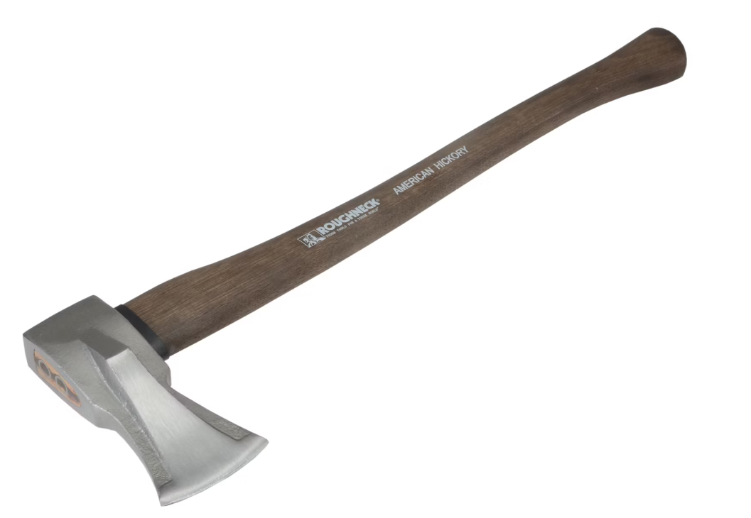 Roughneck FSC® American Hickory Maul 2.0 kg - 695 mm, Brown - Sabre à fendre en acier de haute qualité