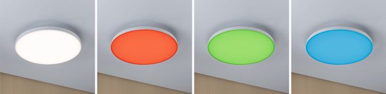 Panneau LED Smart Home Zigbee 3.0 Loria rond 400mm 22W 2000lm RGBW Blanc dimmable