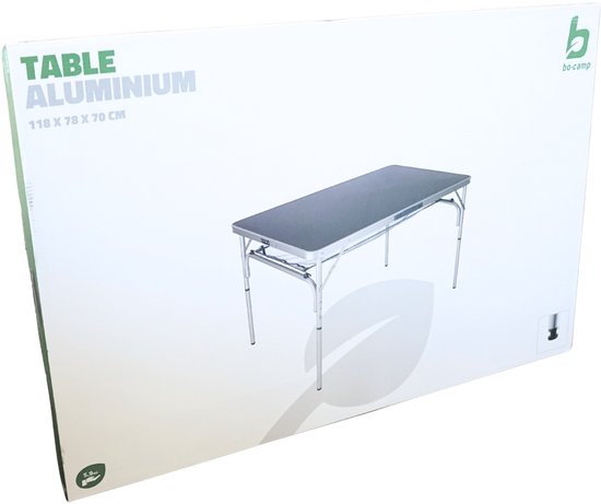 Bo-Camp - Table - Avec filet - 118x78 cm