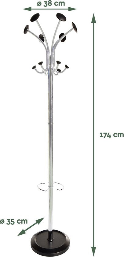 BRASQ Porte-manteau - Brussell CS200 - 174cm - Gris