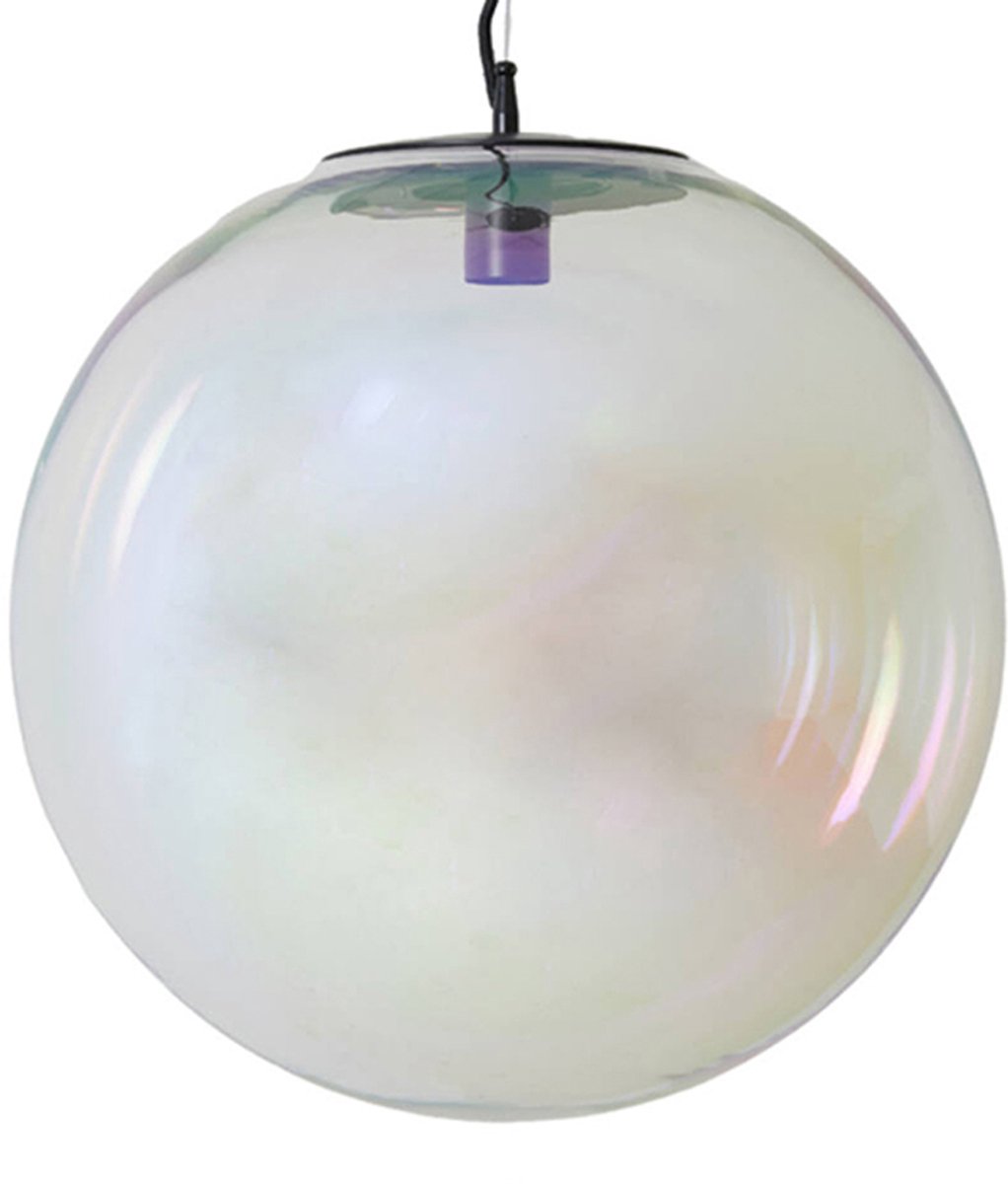 Light & Living Lampe pendante Medina - Verre multicolore - Ø48cm - Moderne et élégante pour le salon, la chambre à coucher ou la salle à manger