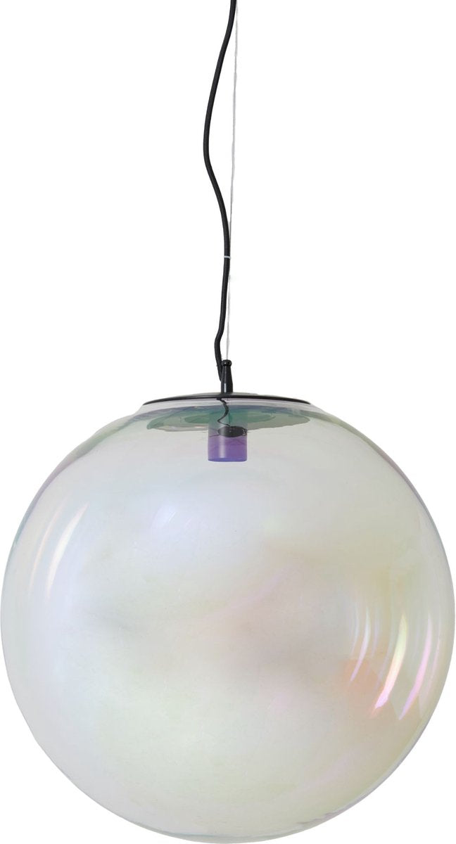 Light & Living Lampe pendante Medina - Verre multicolore - Ø48cm - Moderne et élégante pour le salon, la chambre à coucher ou la salle à manger