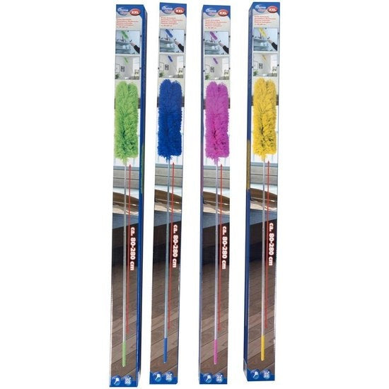 Lifetime Clean Pelle à poussière télescopique - Pelle à poussière avec manche télescopique - Extensible de 80-280CM - Pelle à poussière - Plastique