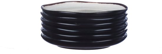 assiette IRIS Ø16cm - 6 pièces - Blanc ivoire