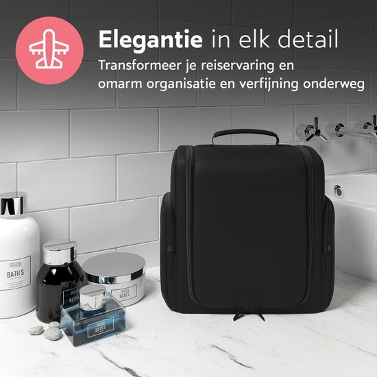 ONYX® Trousse de toilette Noir L