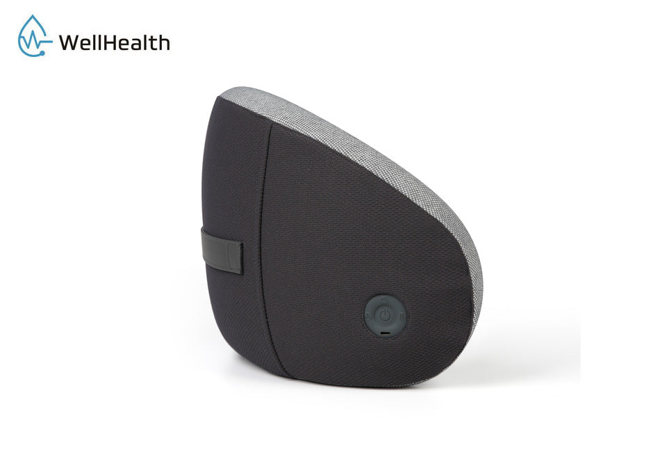 Appareil de massage Wellhealth pour le bas du dos - 2 types de fonctions - 30W - Gris