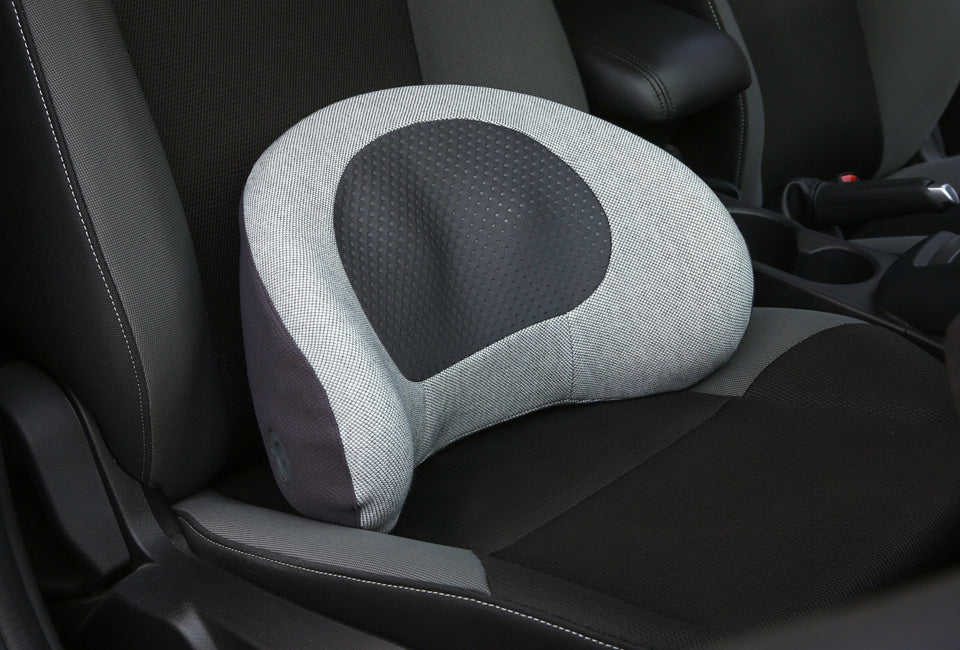 Appareil de massage Wellhealth pour le bas du dos - 2 types de fonctions - 30W - Gris