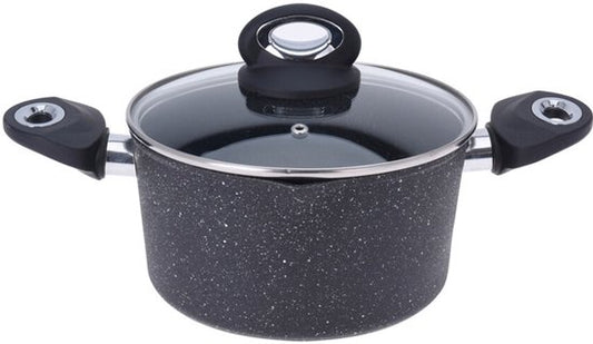Casserole avec couvercle Excellent Houseware - Ø 20 cm - Aluminium forgé