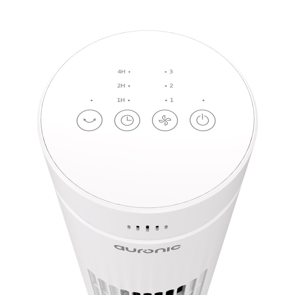 Ventilateur colonne Auronic 76,4 cm - Oscillation à 60° - 3 vitesses - 35 W - Blanc