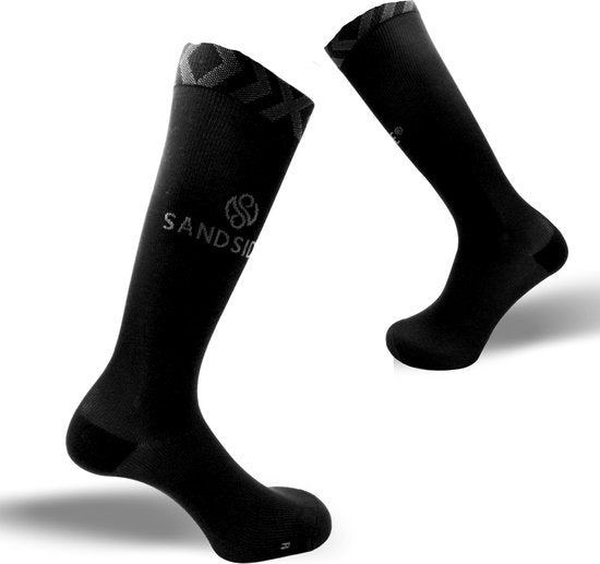 Sandside Compression Socks Premium Daily Use - 2 Pairs - Support Socks Women and Men - Compression socks - Running socks - Sports socks - Size 36-40 S/M