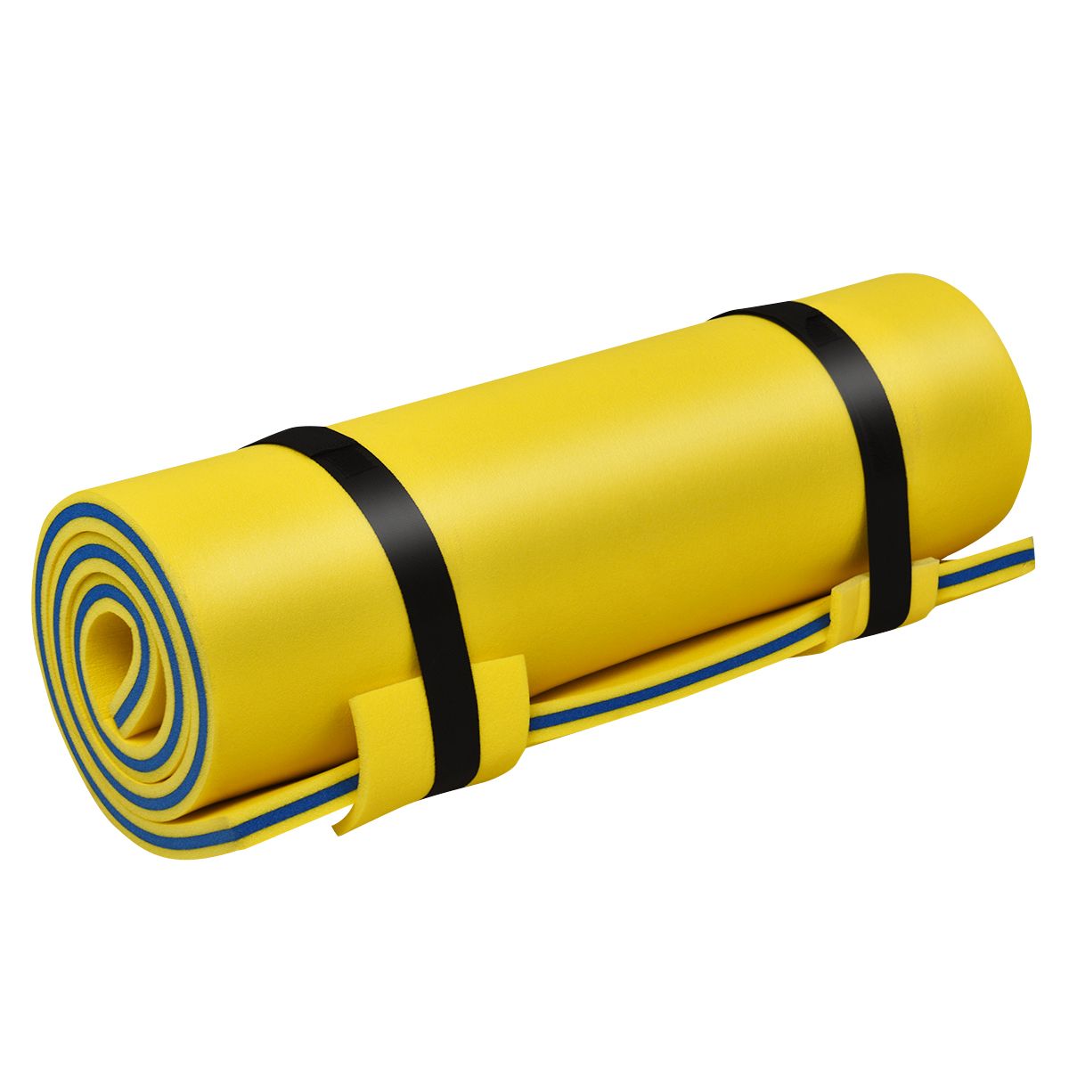 Coast Watermat Tapis flottant en mousse XPE - 220 x 90 x 4 cm - Jaune
