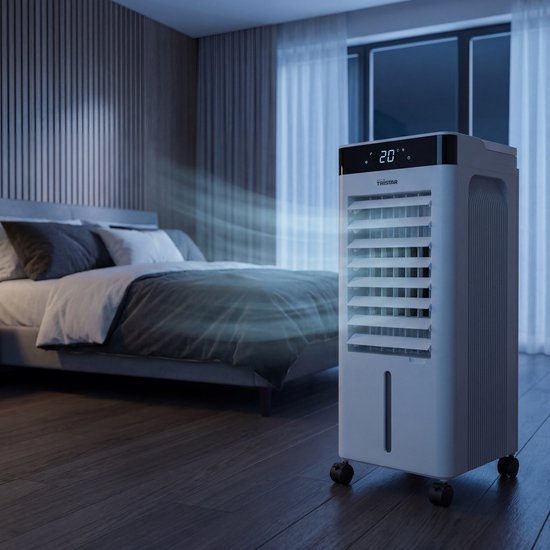 Tristar - Refroidisseur d'air – Portable – Réservoir d'eau de 7 L – Télécommande – 3 modes – Minuterie - AT-5457