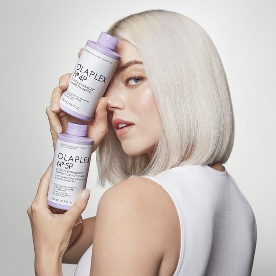 Shampoing tonifiant Olaplex No.4P Blonde Enhancer | 250 ml | Pour cheveux blonds et gris