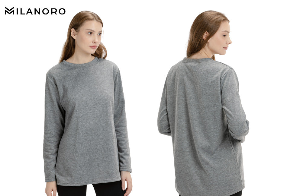 Tunique polaire Milanoro - 2XL - Gris foncé -.
