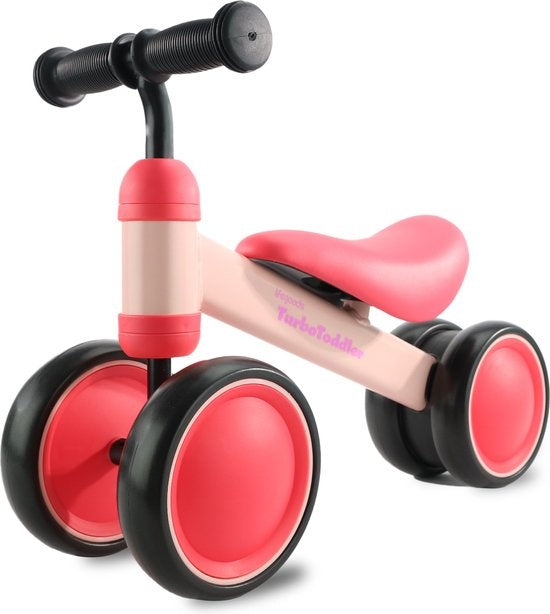 LifeGoods TurboToddler Balance Bike - Jouets à partir de 1 an - Garçons et filles - Scooter pour enfants - Rose