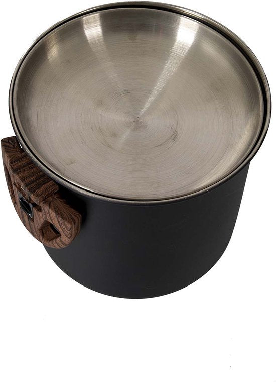Bo-Camp - Industrial - Batterie de cuisine - Hading - Compact 3 - Acier inoxydable