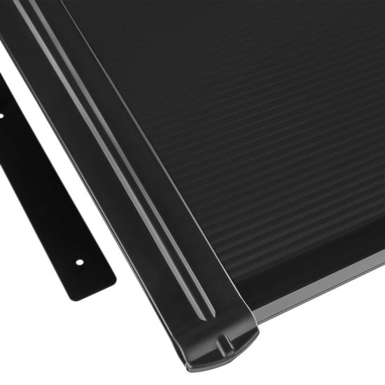 tectake® Garage pour tondeuse à gazon robotisée - Abri pour tondeuse à gazon - Station de recharge pour tondeuse à gazon robotisée - Résistant aux intempéries - 81 x 100 x 48 cm - 4 piquets de sol inclus - Noir