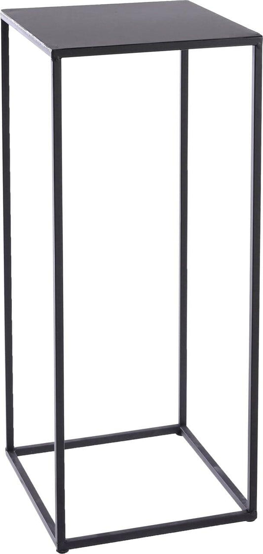 Mica Decorations Table d'appoint Quinty - 25x25x60 cm - Noir - Fer