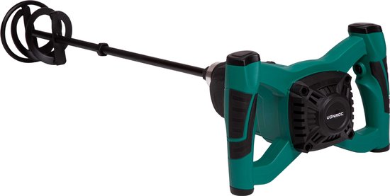 VONROC Mélangeur de peinture / ciment - 1200W - Démarrage progressif - 3m de câble en caoutchouc - Agitateur inclus 120x600MM