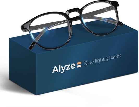 Alyze Blue Light Glasses - Écran d'ordinateur - Sans ordonnance avec filtre - Lunettes anti-lumière bleue
