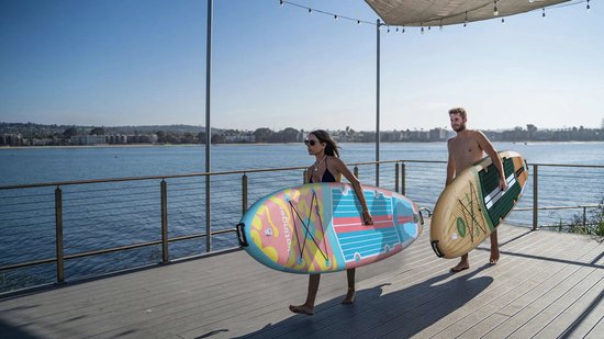Planche de SUP gonflable Skatinger Peninsula Trojan Horse pour le touring – Kit complet