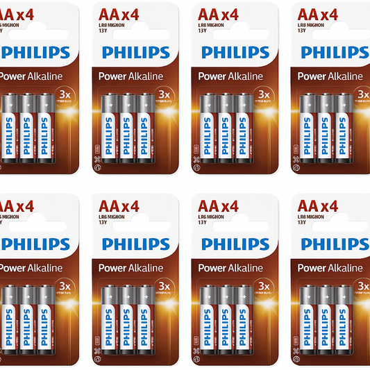 Philips Power Alkaline - Piles AA - 16 pièces - Offre groupée
