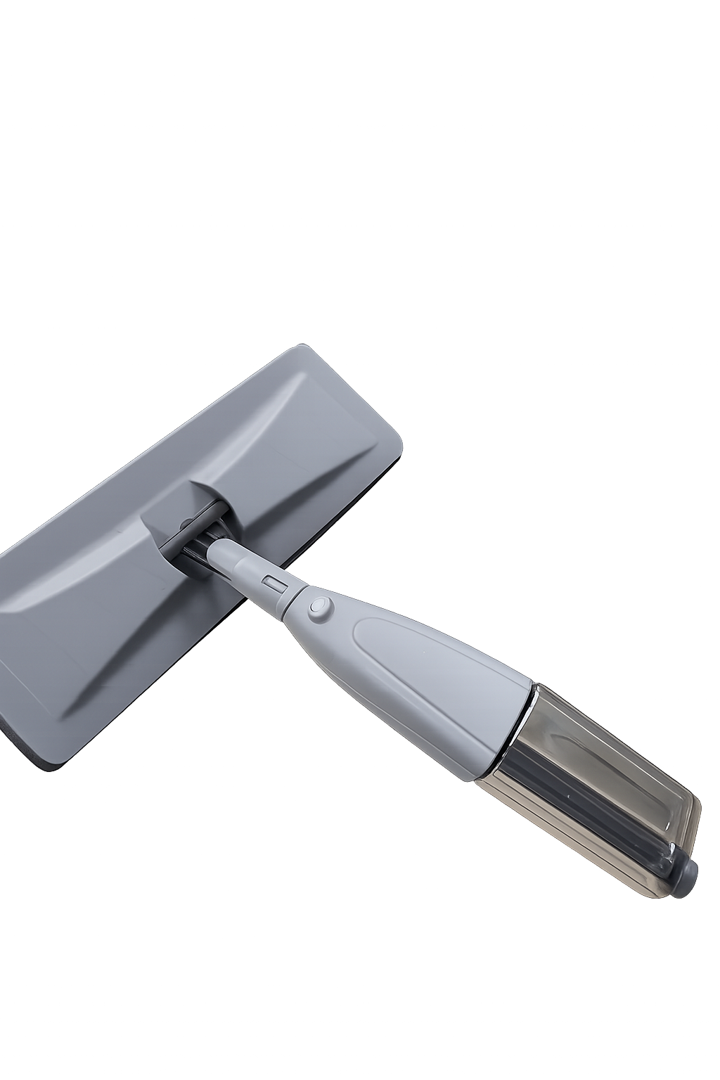 Balai à franges en microfibre UltraClean avec vaporisateur - 118 cm - Gris