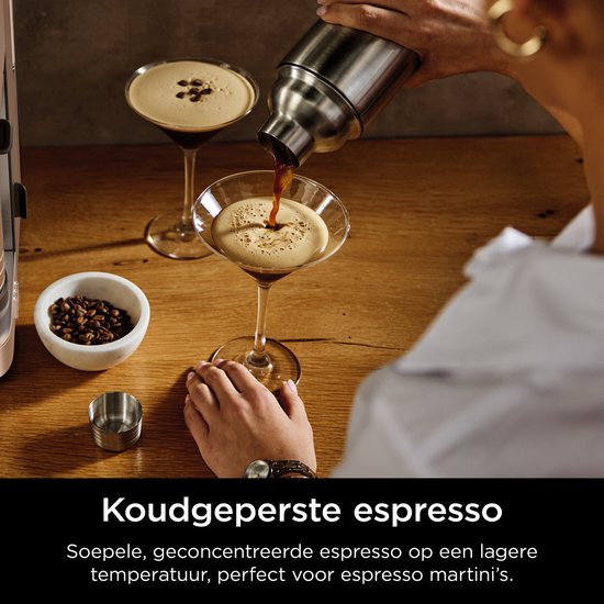 Machine à café Ninja Luxe Café PRO pour expresso et café filtre avec mousseur à lait - ES701EU