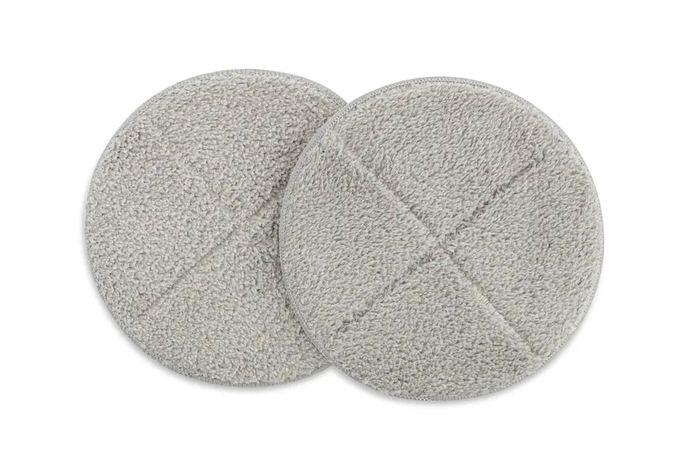 Vlectro - Extra Parts Rotary Floor Cleaner - Universal Wipes Dark Grey/Pink/Light Grey - Includes 14-piece Accessory Set