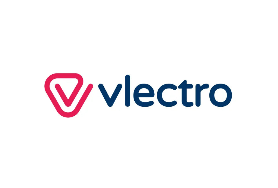 Vlectro - Extra Parts Rotary Floor Cleaner - Universal Wipes Dark Grey/Pink/Light Grey - Includes 14-piece Accessory Set