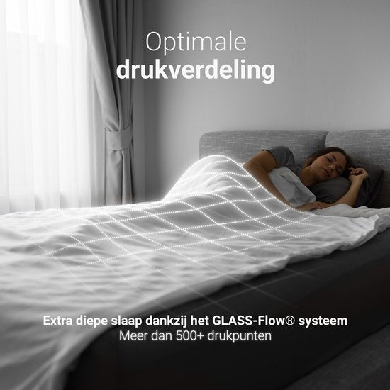 Couverture lestée CozySense® 9 kg - Couverture lestée - Couverture lestée avec répartition de la pression GLASS-Flow® - Couverture lavable incluse - 140x200 cm - Blanc