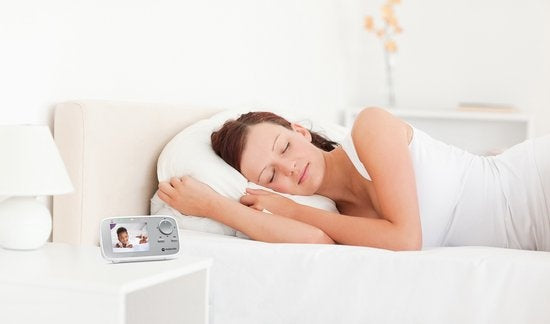 Motorola Nursery Baby Monitor - VM482 - Baby Monitor avec caméra - Vision nocturne infrarouge - Zoom numérique - Surveillance de la température - Blanc