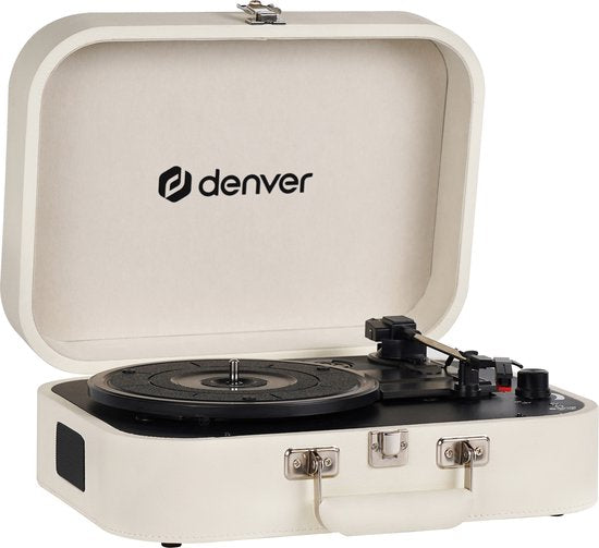 Denver Record Player - Haut-parleurs et amplificateur intégrés - Logiciel PC inclus - Auto-stop - Retro - VPL130