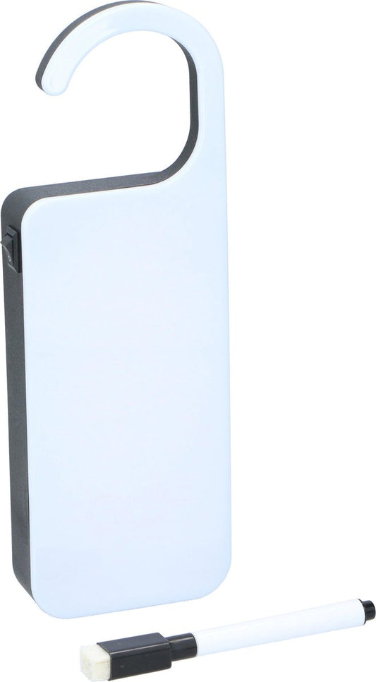 Grundig Accroche-porte - Lampe LED - Tableau mémo - Noir/Blanc
