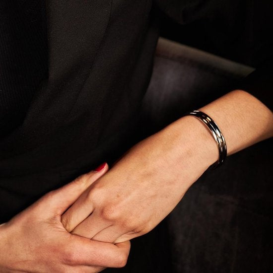 Laura Ferini Ladies Bracelet Strati Silver - Bracelet en argent - Plaqué or blanc 18K - Bijoux - Accessoires - Bijoux - Bracelet pour femme