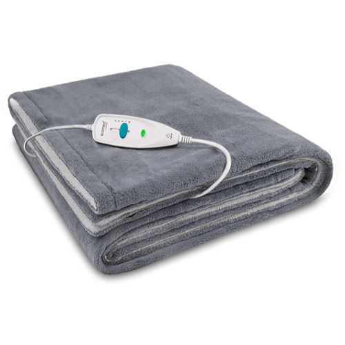 Couverture chauffante Medisana HB50E 180 x 130 cm, grise, 4 niveaux de chaleur