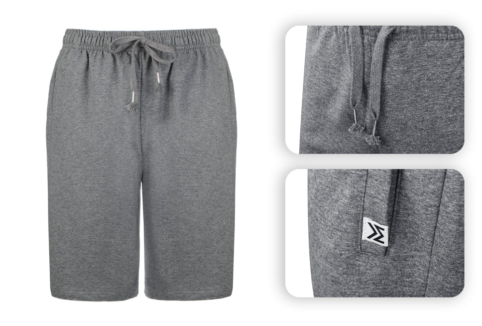 Pantalon de jogging Milanoro - Court - Coupe régulière - Taille XL - Gris foncé