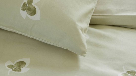 Walra Housse de couette Glossy Grapevine - 200x220 - 100% Coton (BCI) - Vert