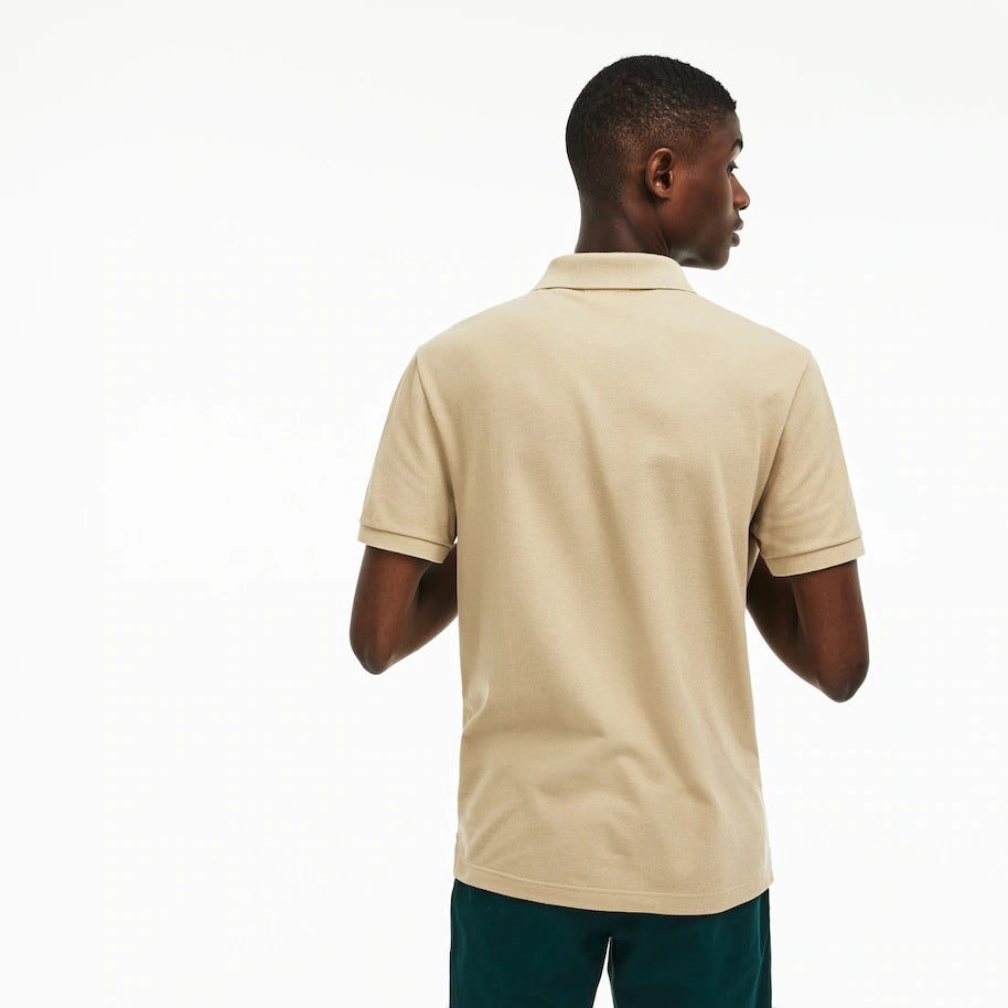 Polo Lacoste Slim Fit - Manches courtes - 100% coton - Beige - Taille XS