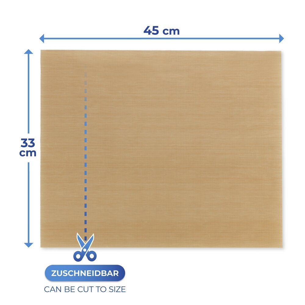 Feuille de protection réutilisable pour four - Résistante à la chaleur jusqu'à 260 °C - Lavable au lave-vaisselle
