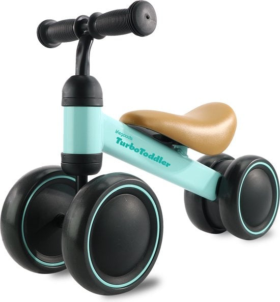 Scooter pour enfants - LifeGoods TurboToddler Balance Bike - Jouets à partir de 1 an - Vert Menthe