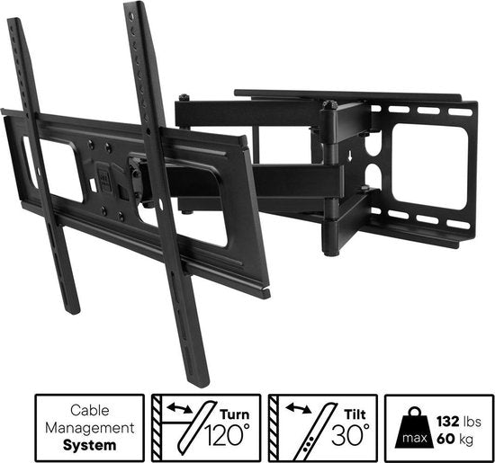 Support mural One For All WM4661 Vesa 600 - orientable (120°)
