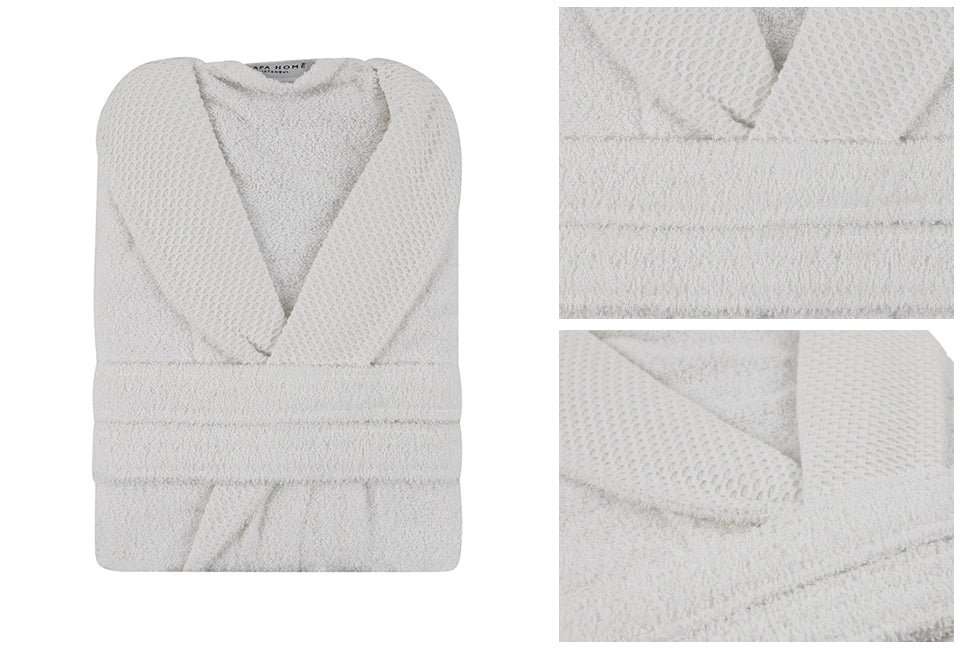 Capa Home peignoir de luxe coton 360 gr/m² - blanc - taille S - unisexe