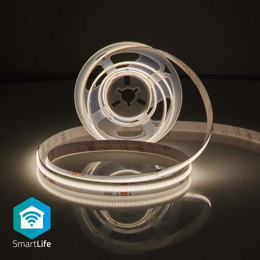 Nedis SmartLife LED Strip - Wi-Fi - Blanc chaud à froid - COB - 2,00 m - IP20 - 2700 - 6500 K - 1000 lm - Android / IOS